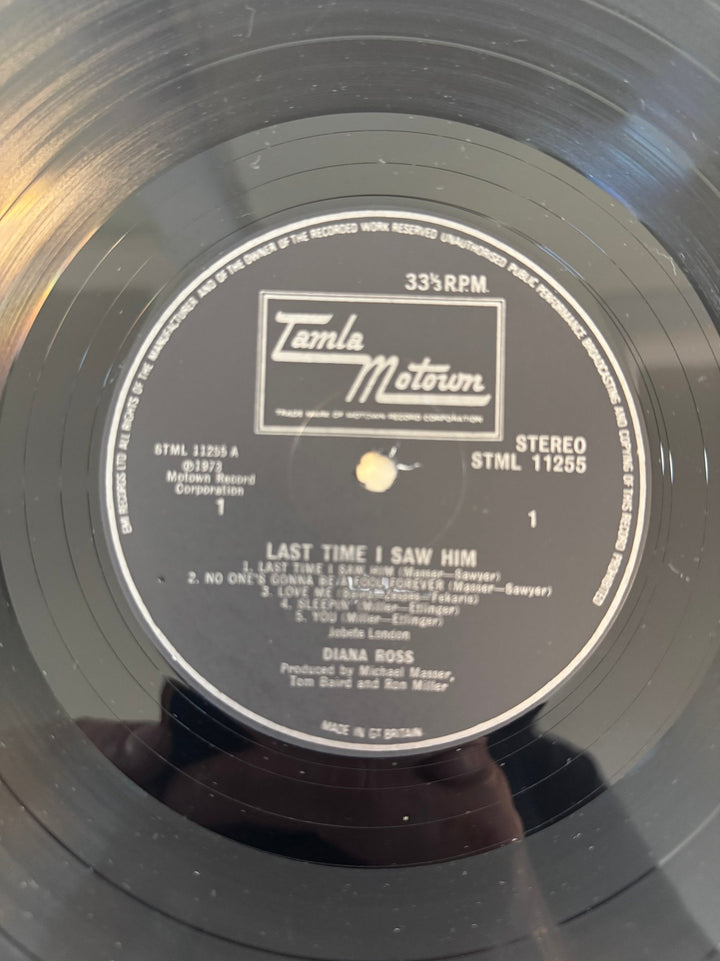 Diana Ross Last Time I Saw Him Vinyl - Think Vintage ltd