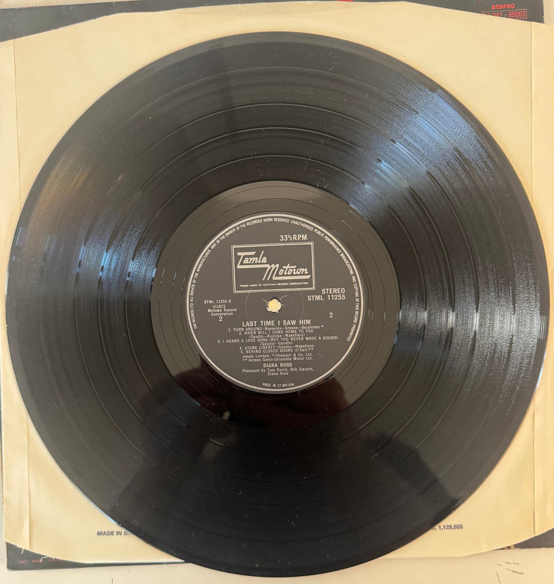 Diana Ross Last Time I Saw Him Vinyl - Think Vintage ltd