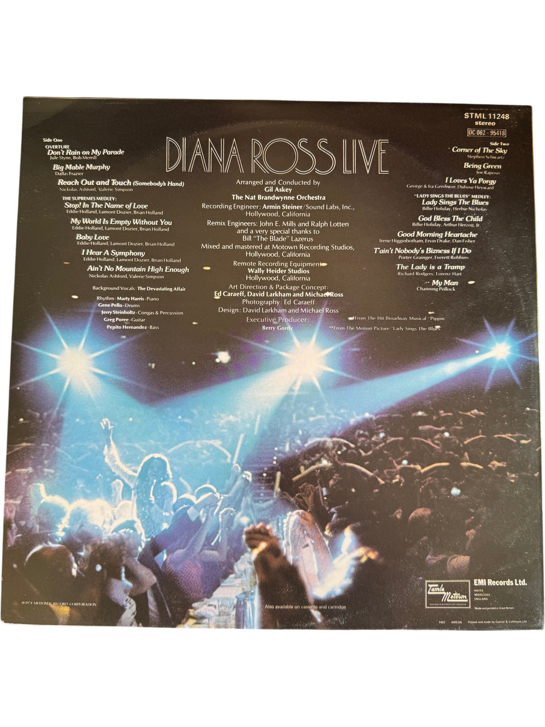 Diana Ross Live Album - Very Good - Think Vintage ltd