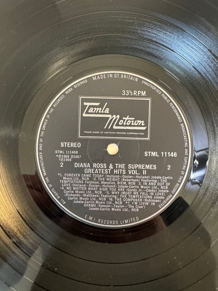 Diana Ross & The Supremes Greatest Hits Vol. II Vinyl - Think Vintage ltd