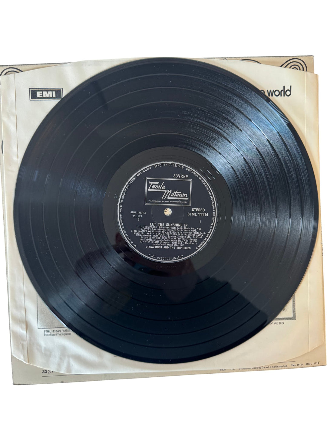 Diana Ross & The Supremes Let The Sunshine In Vinyl - Very Good - Think Vintage ltd