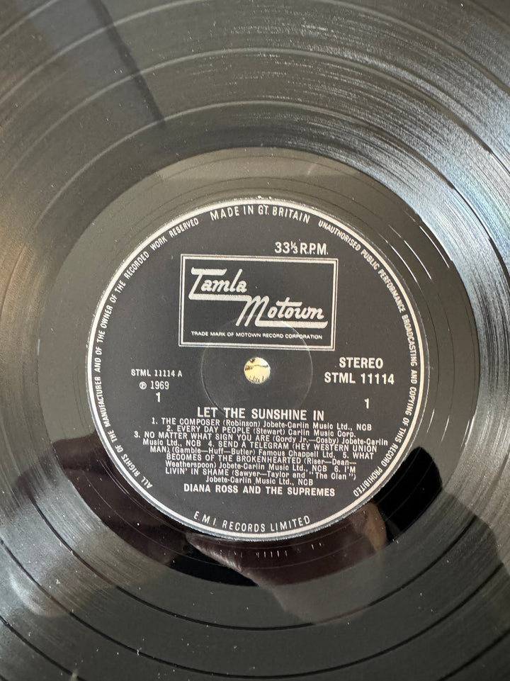 Diana Ross & The Supremes Let The Sunshine In Vinyl - Very Good - Think Vintage ltd