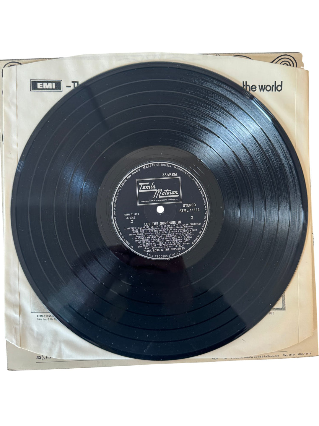 Diana Ross & The Supremes Let The Sunshine In Vinyl - Very Good - Think Vintage ltd