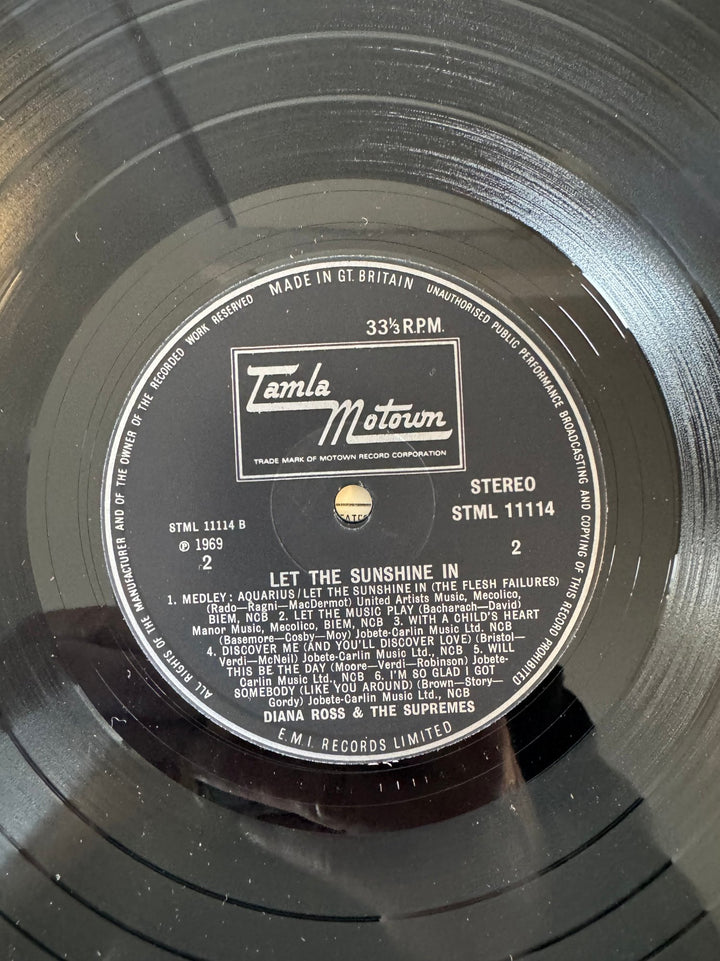 Diana Ross & The Supremes Let The Sunshine In Vinyl - Very Good - Think Vintage ltd