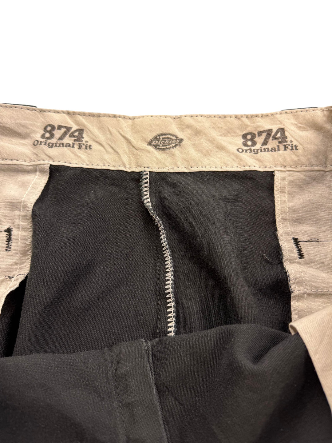 Dickies 874 Original Fit Black Chino Shorts - XXXL - Think Vintage