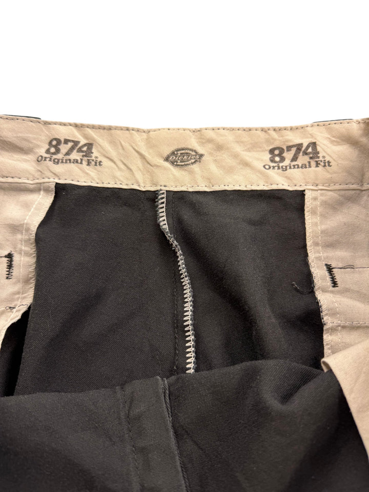 Dickies 874 Original Fit Black Chino Shorts - XXXL - Think Vintage