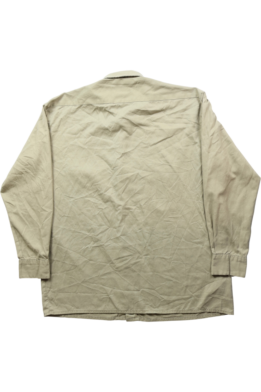 Dickies Beige Workwear Shirt - L - Think Vintage