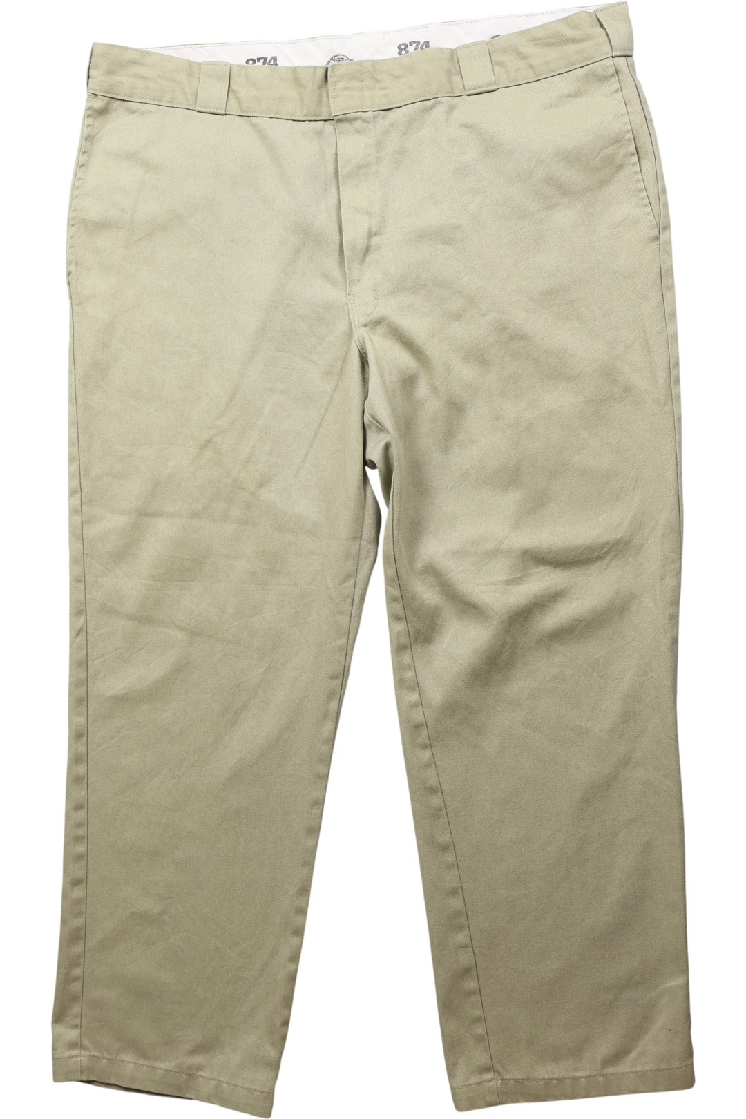 Dickies Khaki Workwear Trousers - W34 L32 - Think Vintage ltd