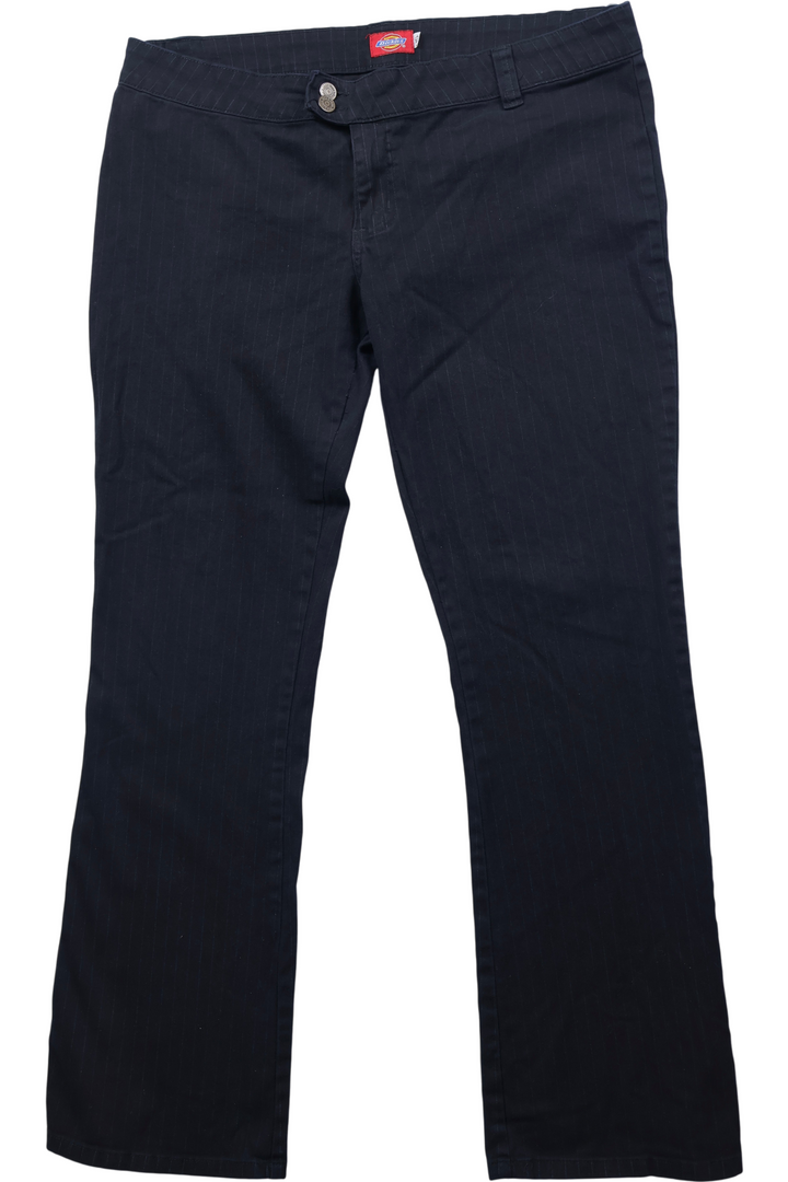 Dickies Pinstripe Workwear Trousers - W37 L32 - Think Vintage ltd