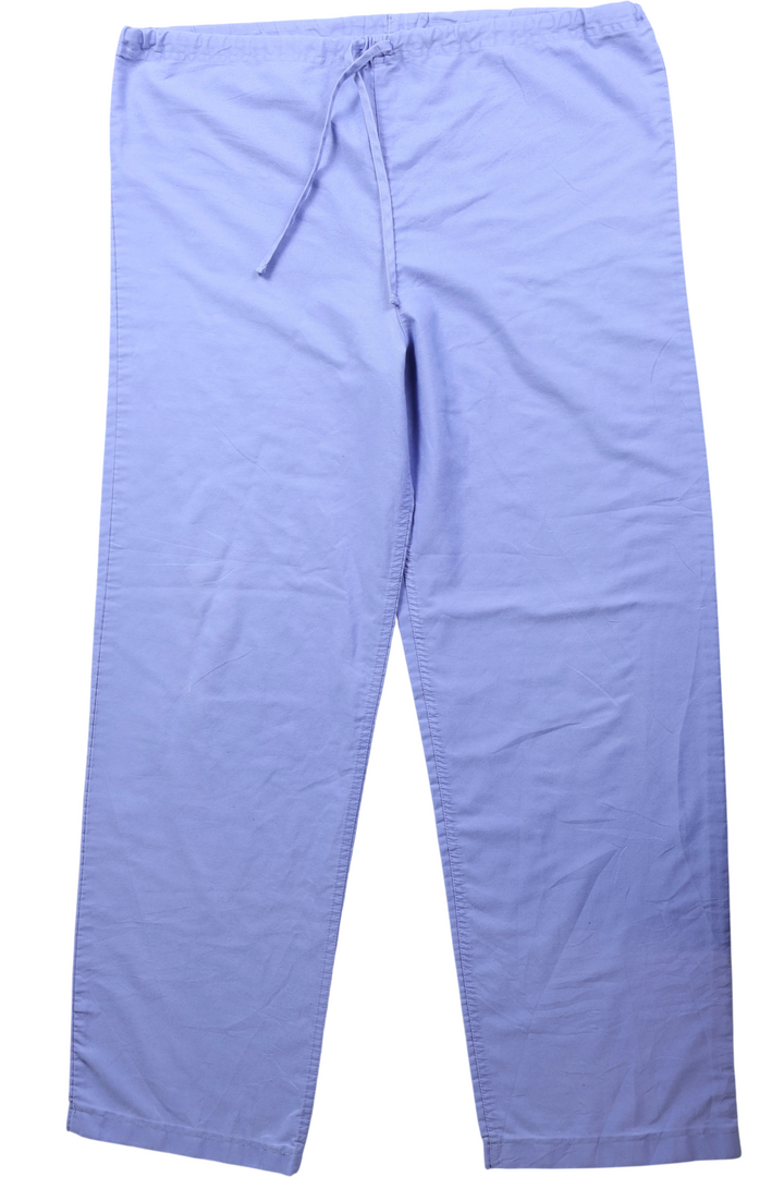 Dickies Purple Elastic Waist Linen Trousers - W30 L30 - Think Vintage Online Ltd