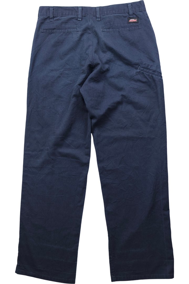 Dickies Wide Leg Workwear Trousers - W34 L31 - Think Vintage ltd