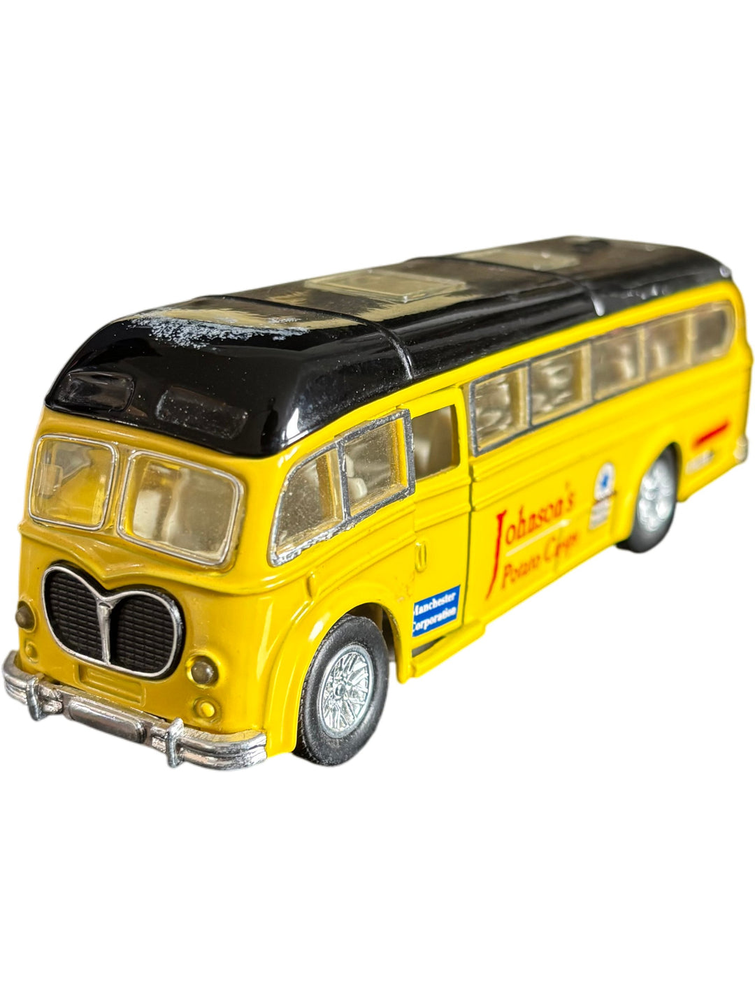 Diecast Model Bus Johnson's Potato Crisps Royal Bus Vintage Collectable - Think Vintage