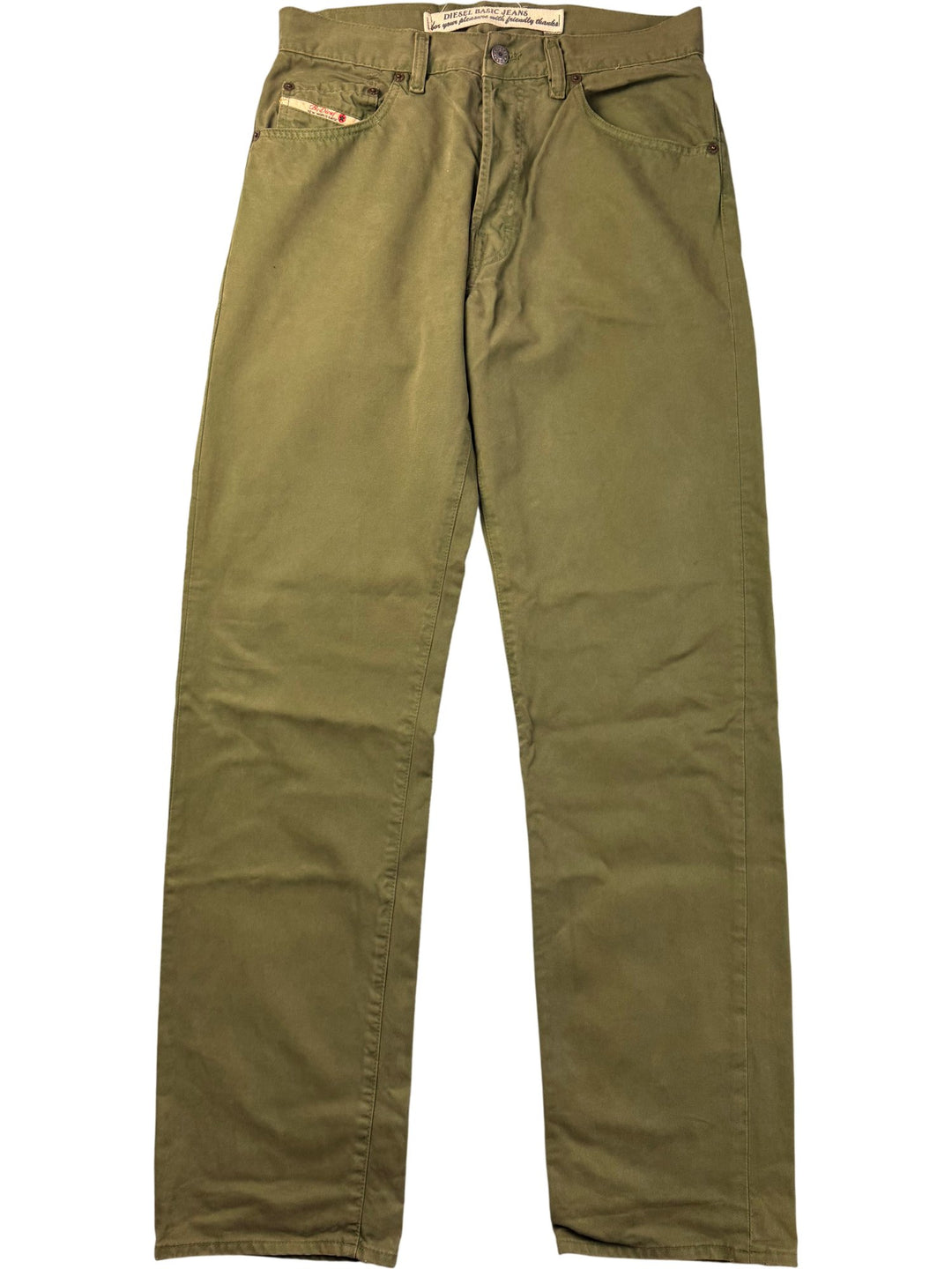 Diesel Green Chinos - Think Vintage ltd