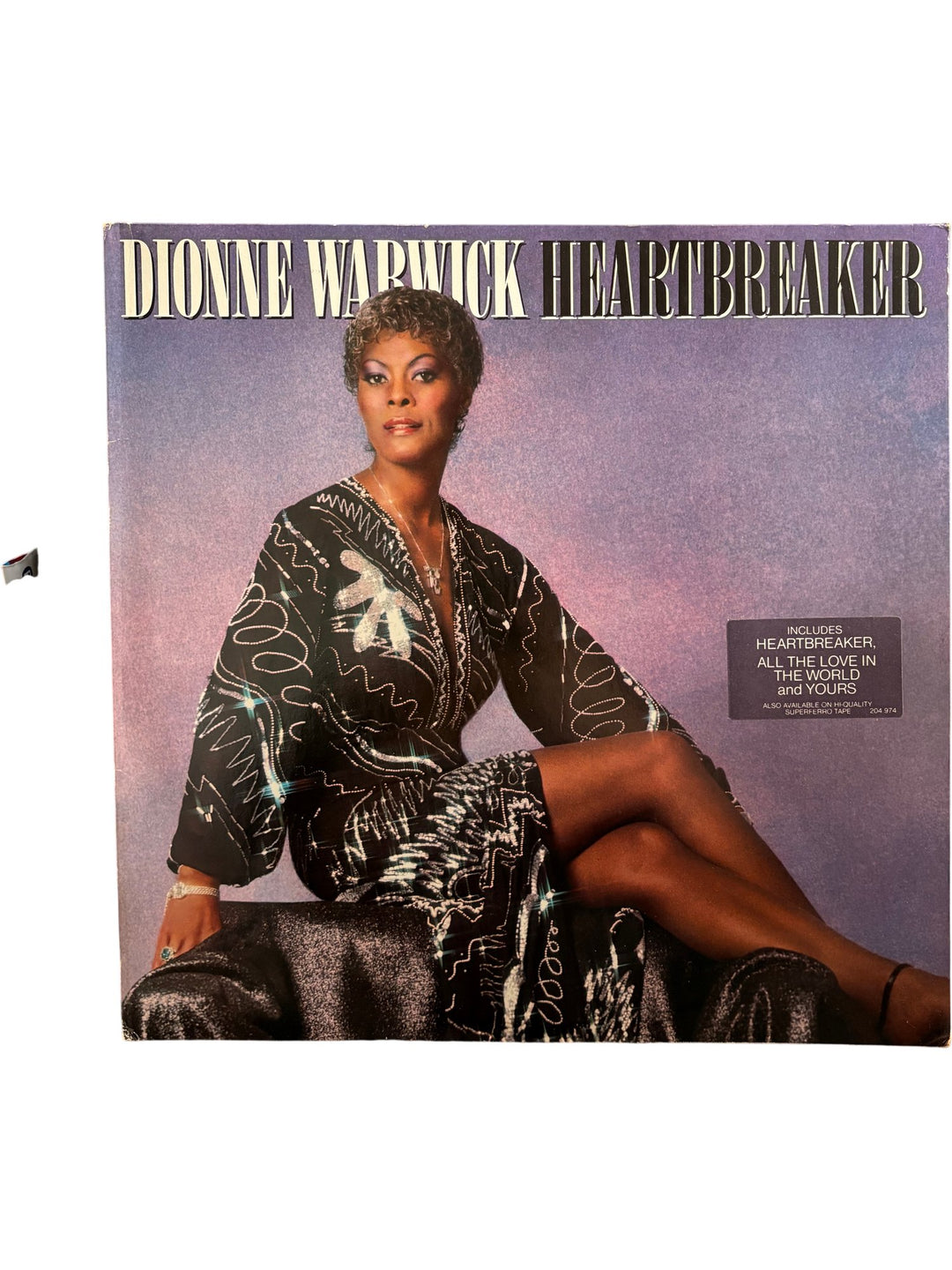Dionne Warwick Heartbreaker Vinyl Record - Good - Think Vintage ltd