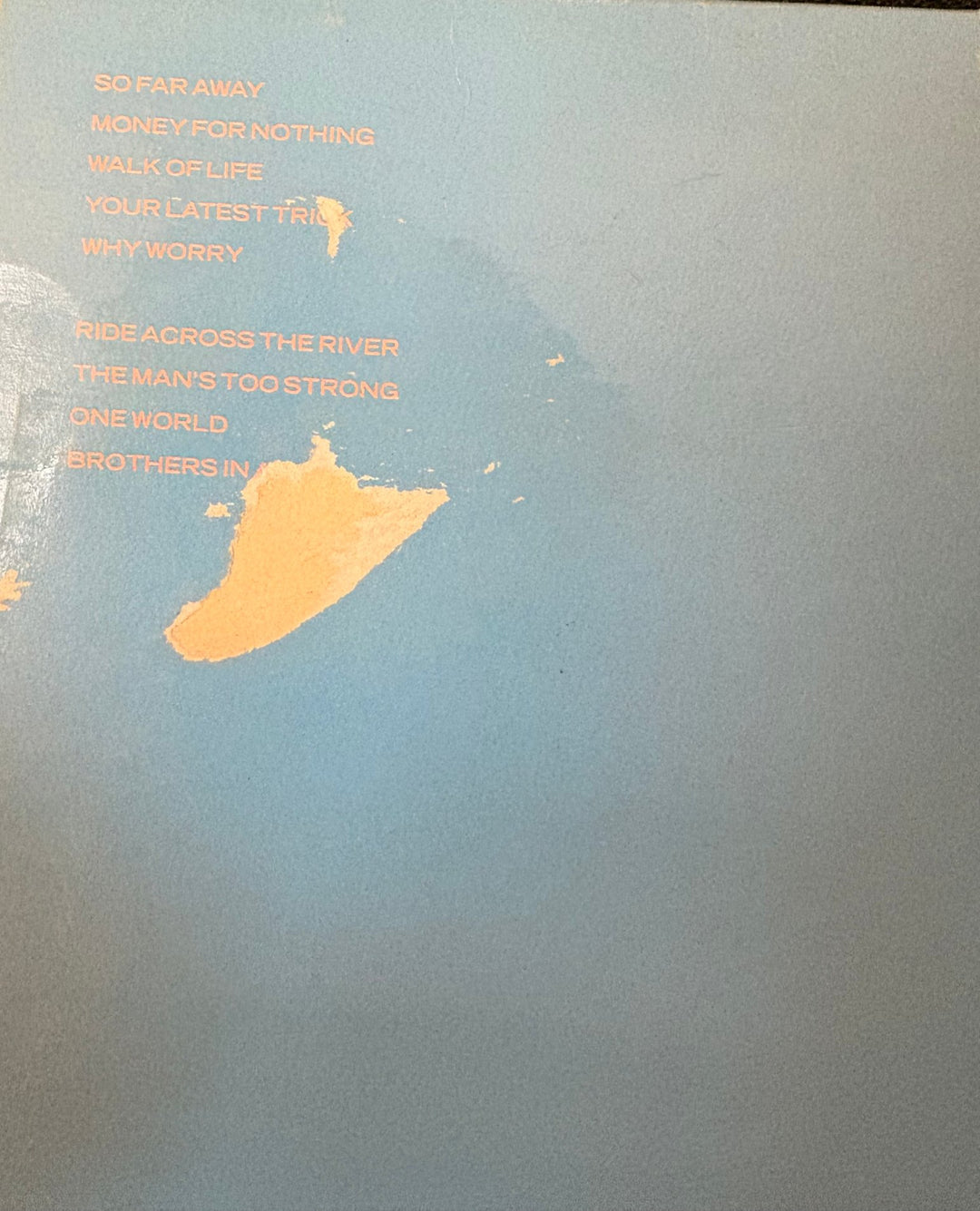 Dire Straits Brothers In Arms Vinyl - Fair - Think Vintage ltd