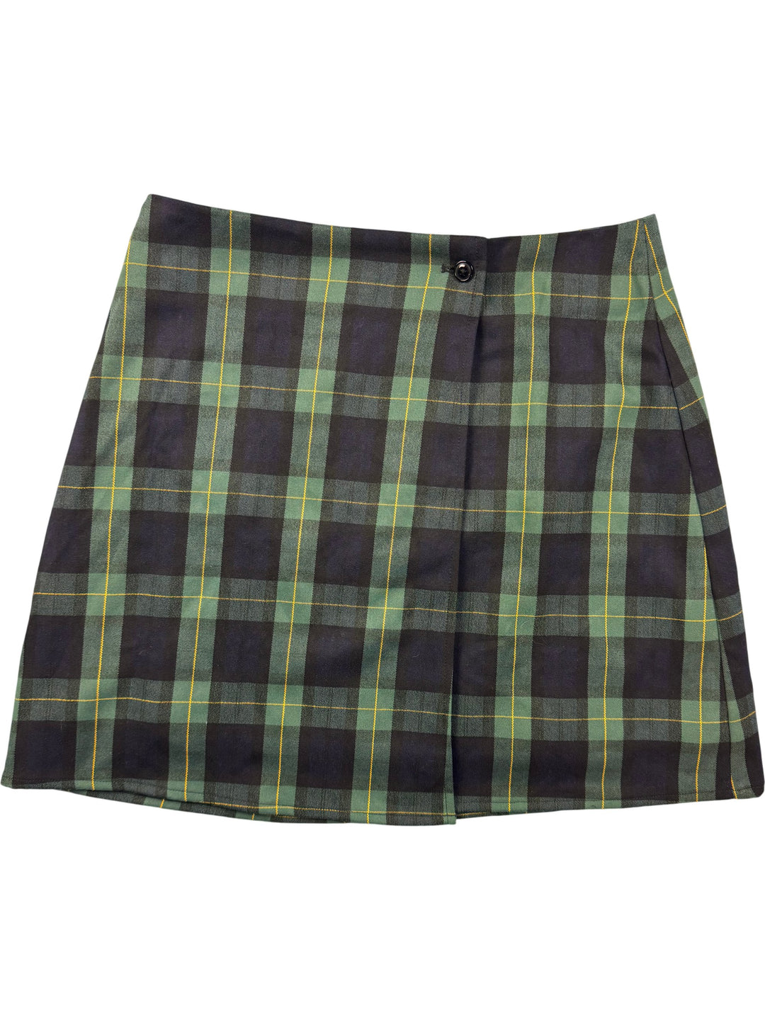 Disturbia Plaid Mini Skirt - M - Think Vintage