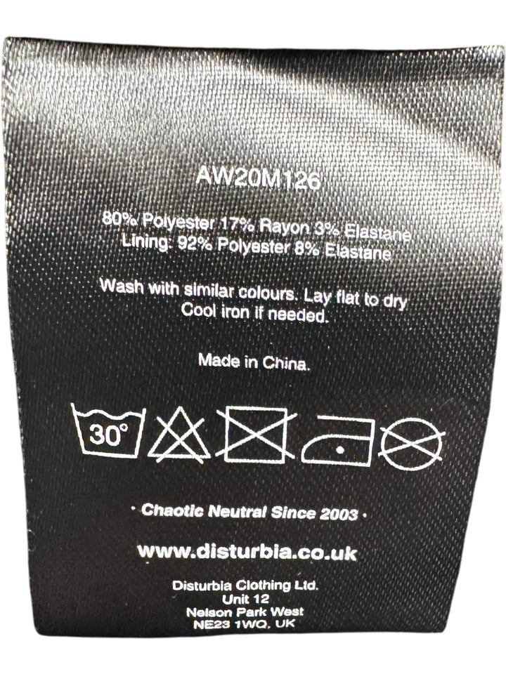 Disturbia Plaid Mini Skirt - M - Think Vintage