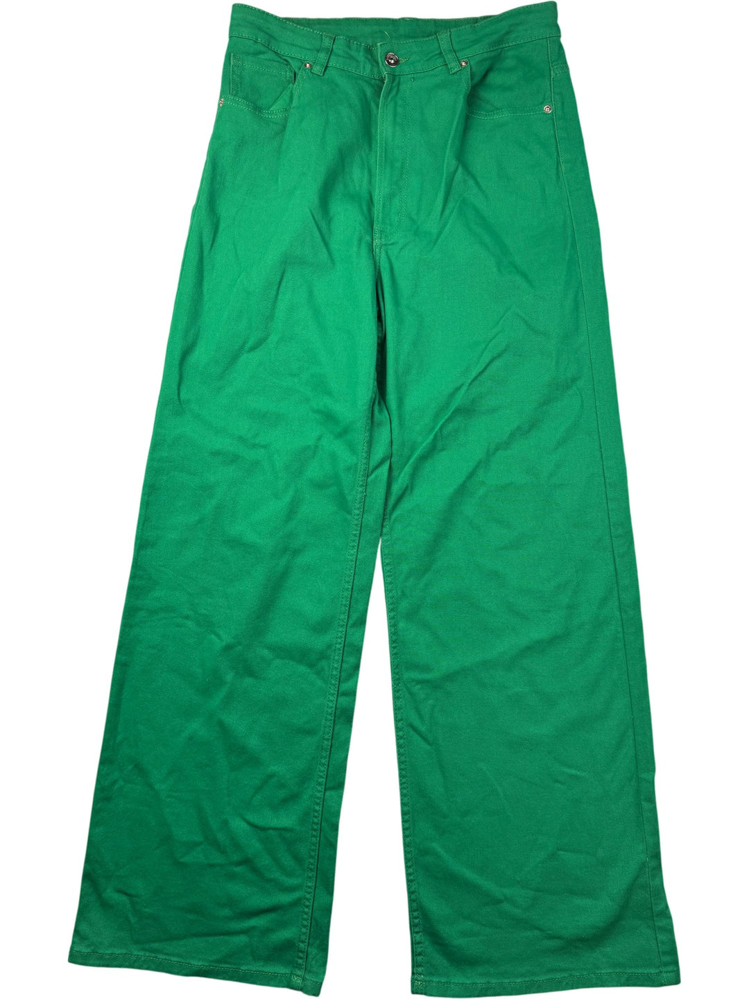 Divided Green Trousers - W30 - Think Vintage ltd