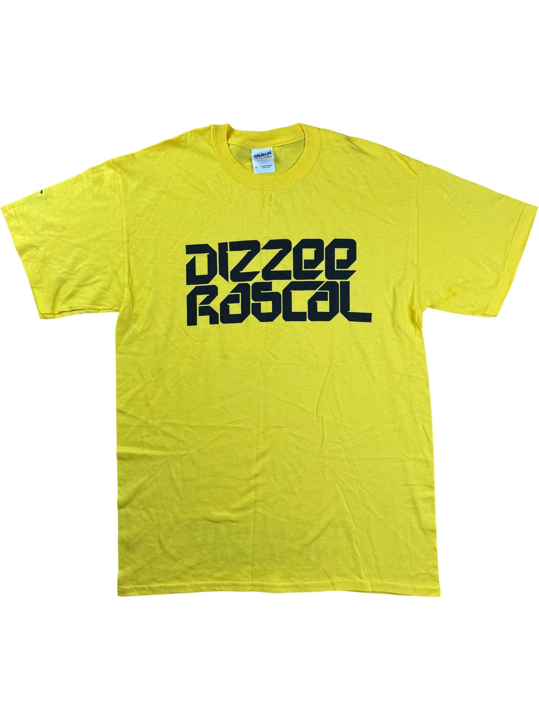 Dizzee Rascal Yellow Graphic T-Shirt - M - Think Vintage ltd