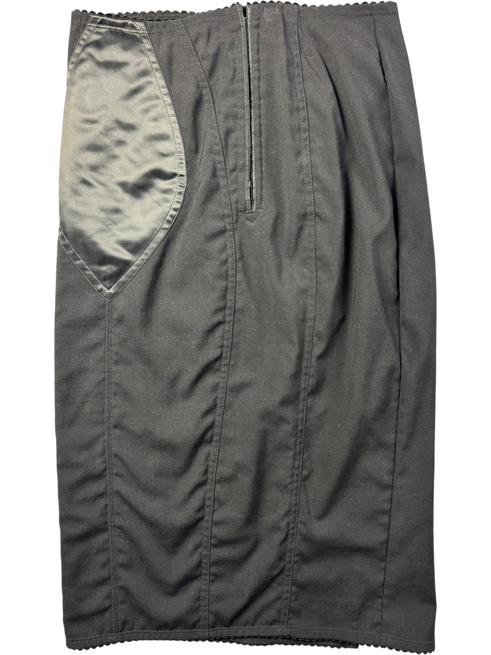 Dolce & Gabbana Black Pencil Skirt - W28 - Think Vintage ltd