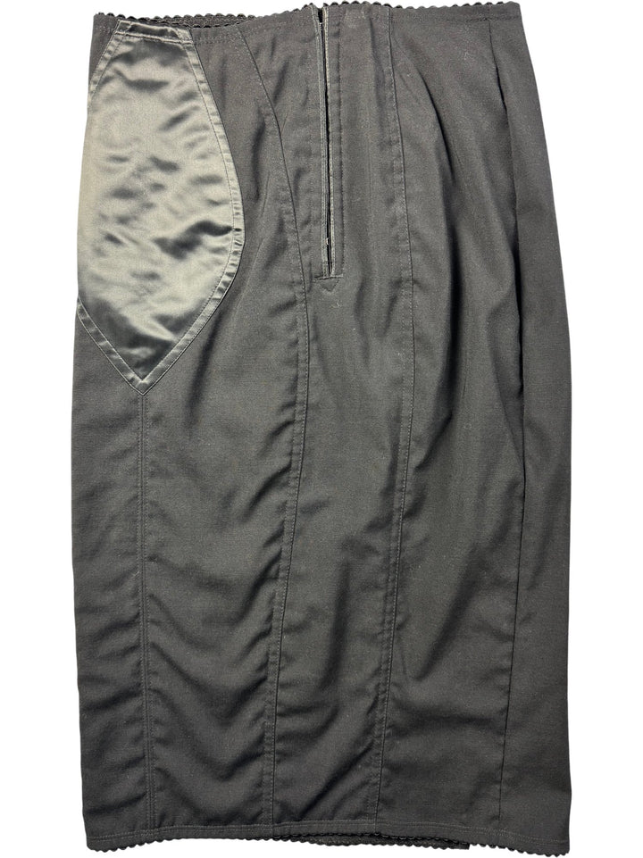 Dolce & Gabbana Black Pencil Skirt - W28 - Think Vintage ltd