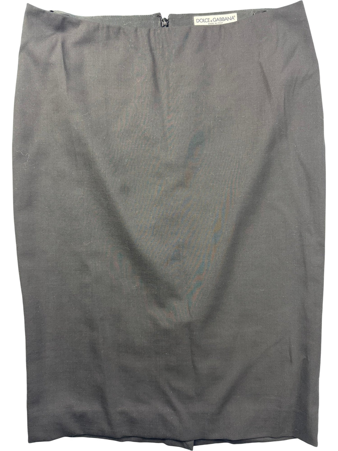 Dolce & Gabbana Black Pencil Skirt - W30 - Think Vintage ltd