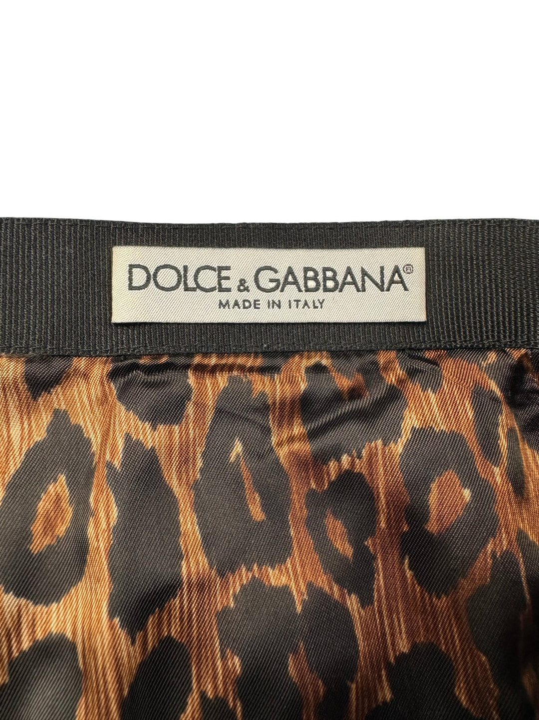 Dolce & Gabbana Black Pencil Skirt - W30 - Think Vintage ltd