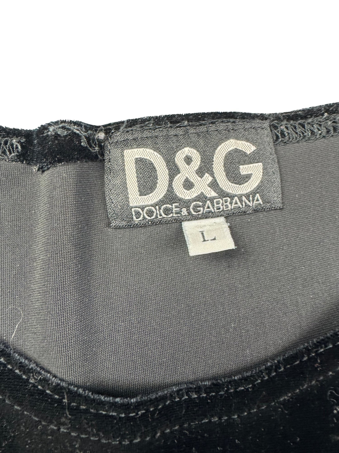 Dolce & Gabbana Black Short Sleeve T-Shirt - S - Think Vintage ltd