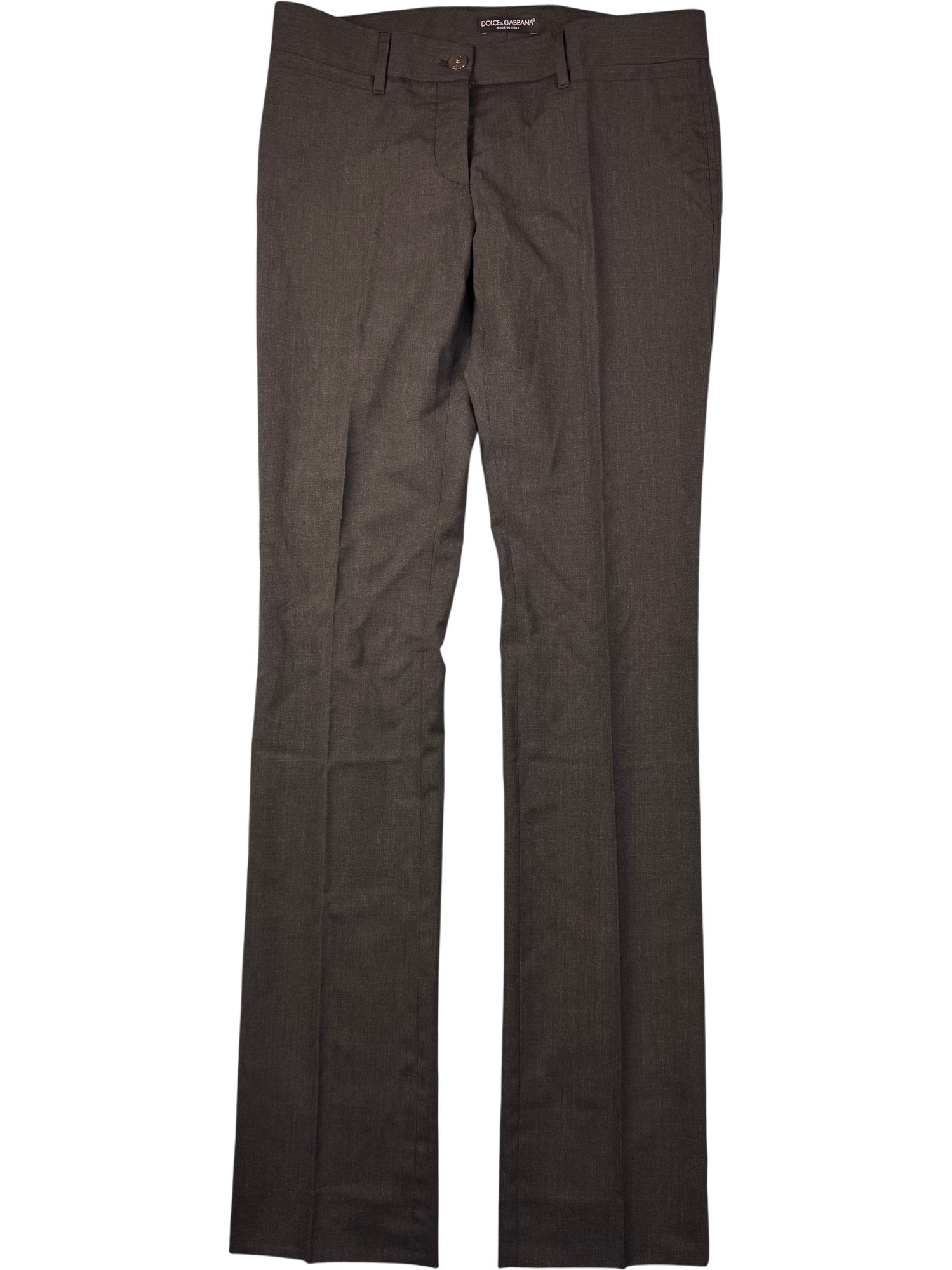 Dolce & Gabbana Brown Trousers - W33 - Think Vintage ltd
