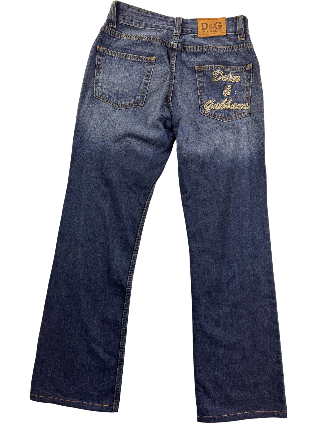Dolce & Gabbana Embellished Denim Jeans - W28 L30 - Think Vintage