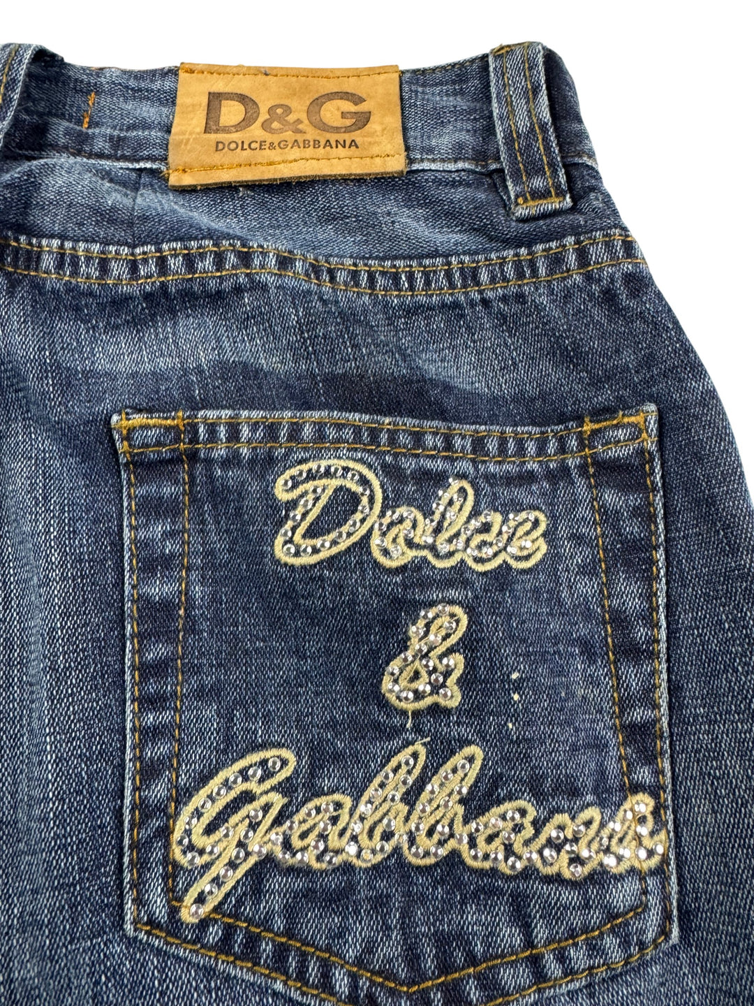 Dolce & Gabbana Embellished Denim Jeans - W28 L30 - Think Vintage