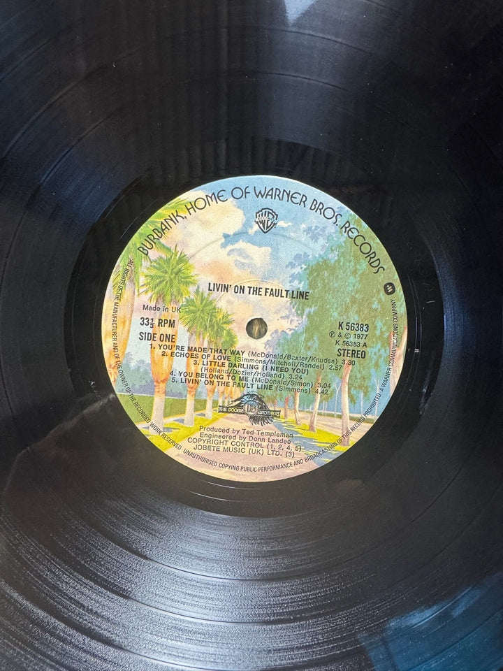 Doobie Brothers Livin' On The Fault Line Vinyl - Fair