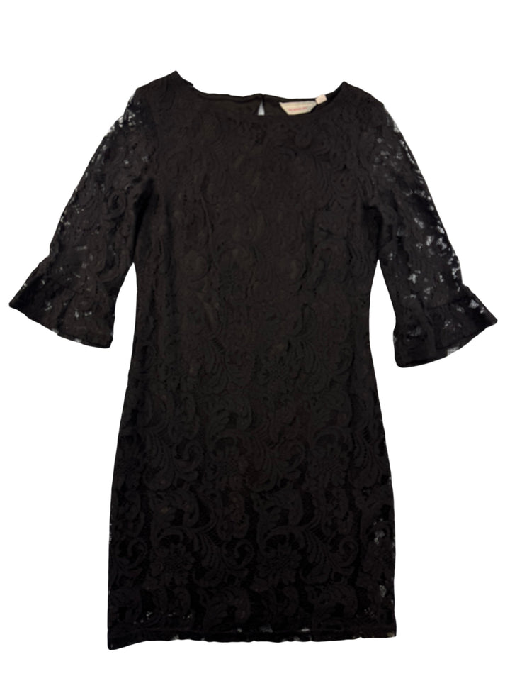 Dorothy Perkins Black Lace Dress - S - Think Vintage Online Ltd
