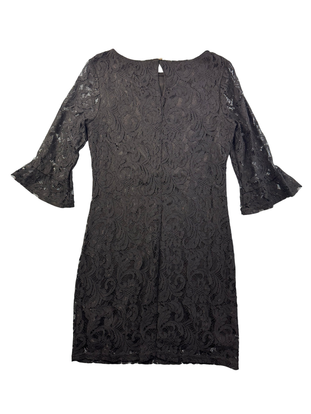 Dorothy Perkins Black Lace Dress - S - Think Vintage ltd