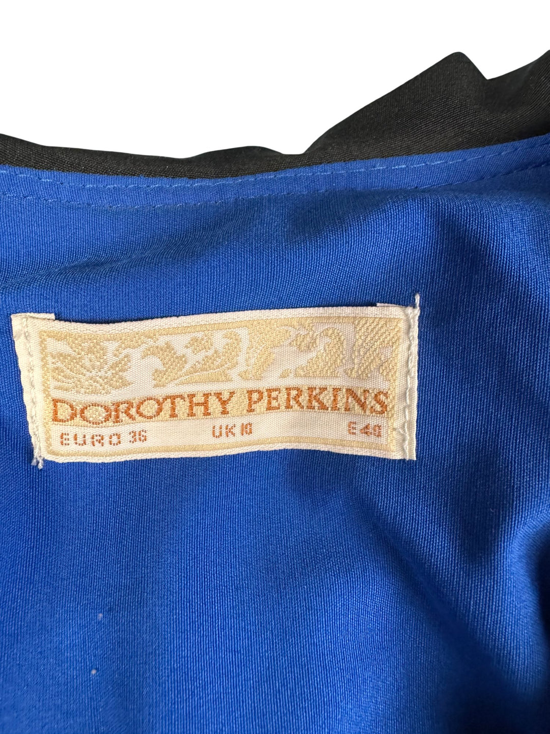 Dorothy Perkins Blue Pleated Dress - M - Think Vintage ltd