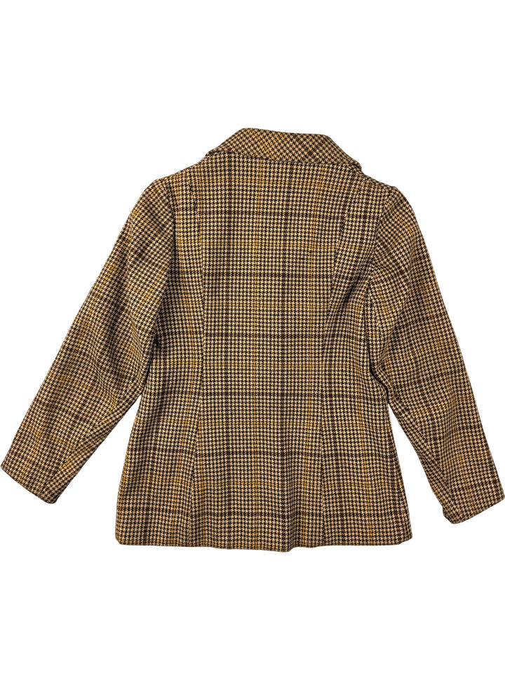 Dorothy Perkins Houndstooth Blazer - M - Think Vintage
