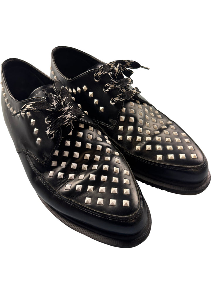 Dr Martens Black Studded Shoes - Think Vintage ltd
