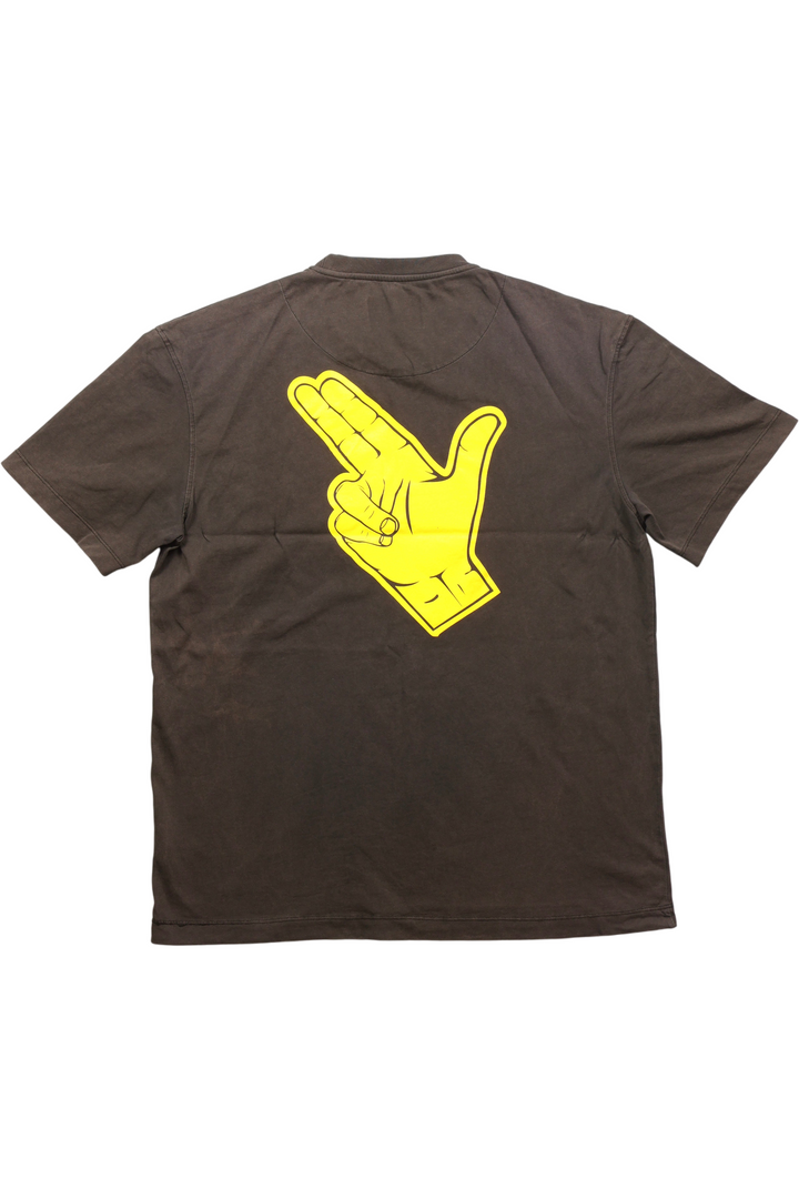 Drum & Bass Gun Fingers T-Shirt - XXL - Think Vintage Online Ltd
