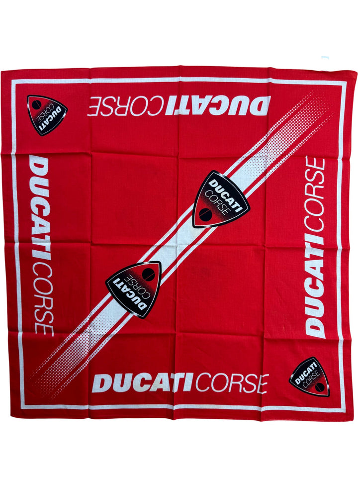 Ducati Corse Red Bandana - Think Vintage ltd