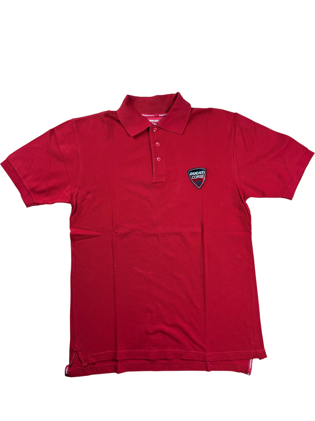 Ducati Red Polo Shirt - M - Think Vintage ltd