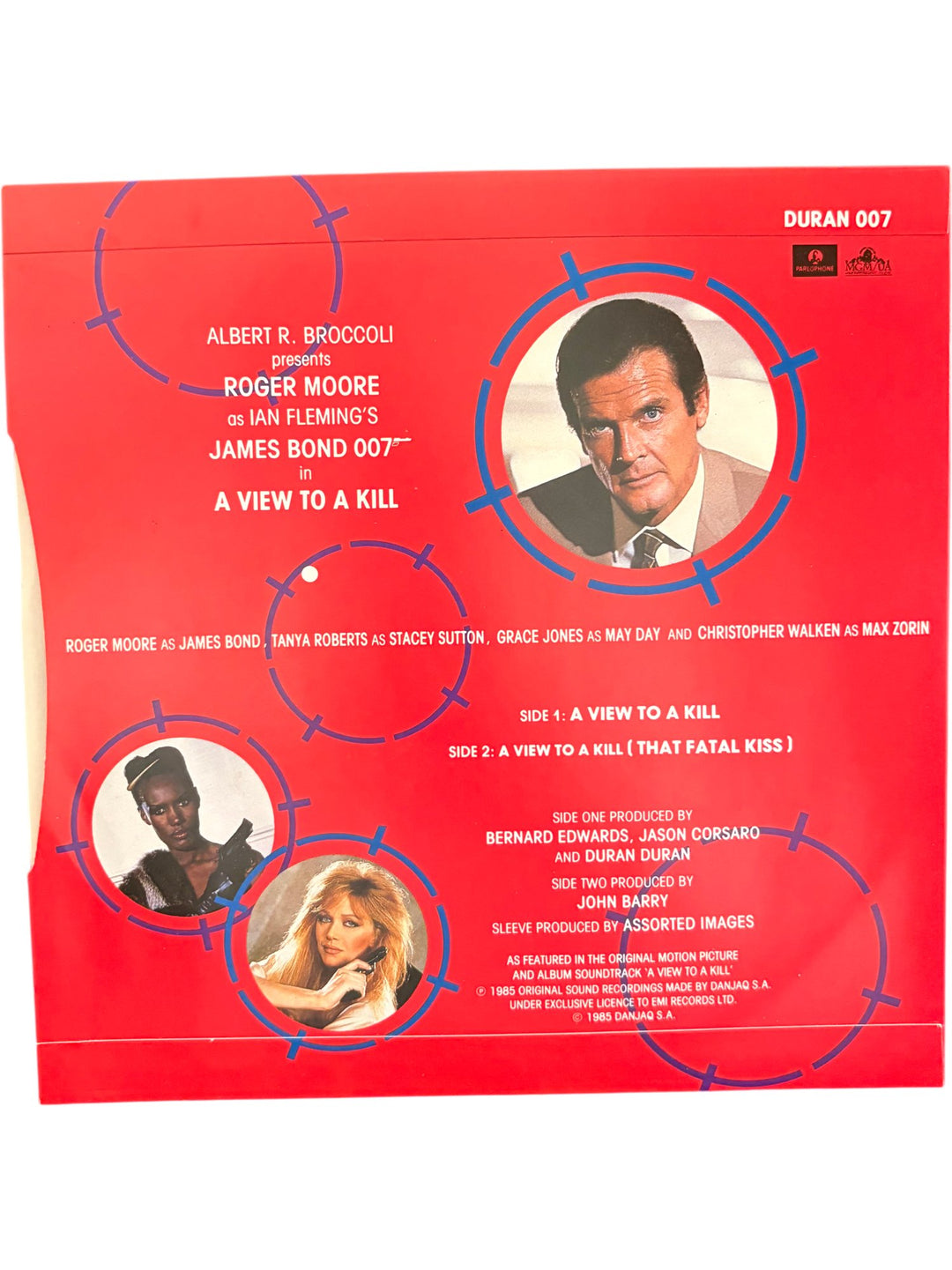 Duran Duran A View to a Kill Vinyl Record - Good - Think Vintage ltd