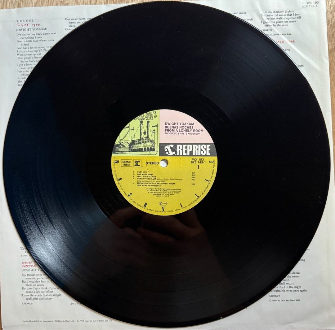 Dwight Yoakam Buenas Noches From A Lonely Room Vinyl - Very Good+