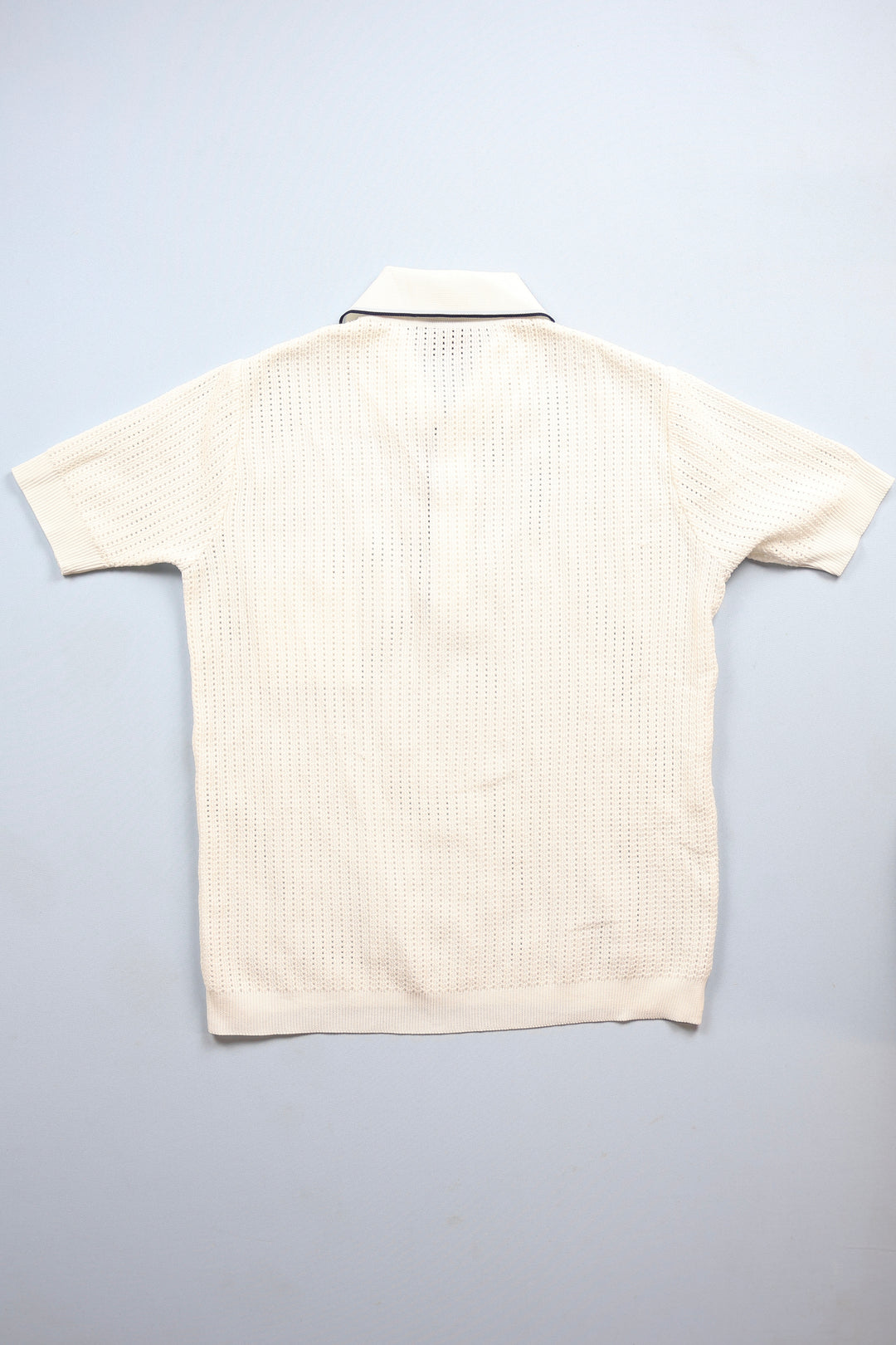 1960s Open Knit Polo-Shirt