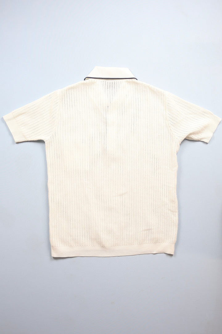1960s Open Knit Polo-Shirt