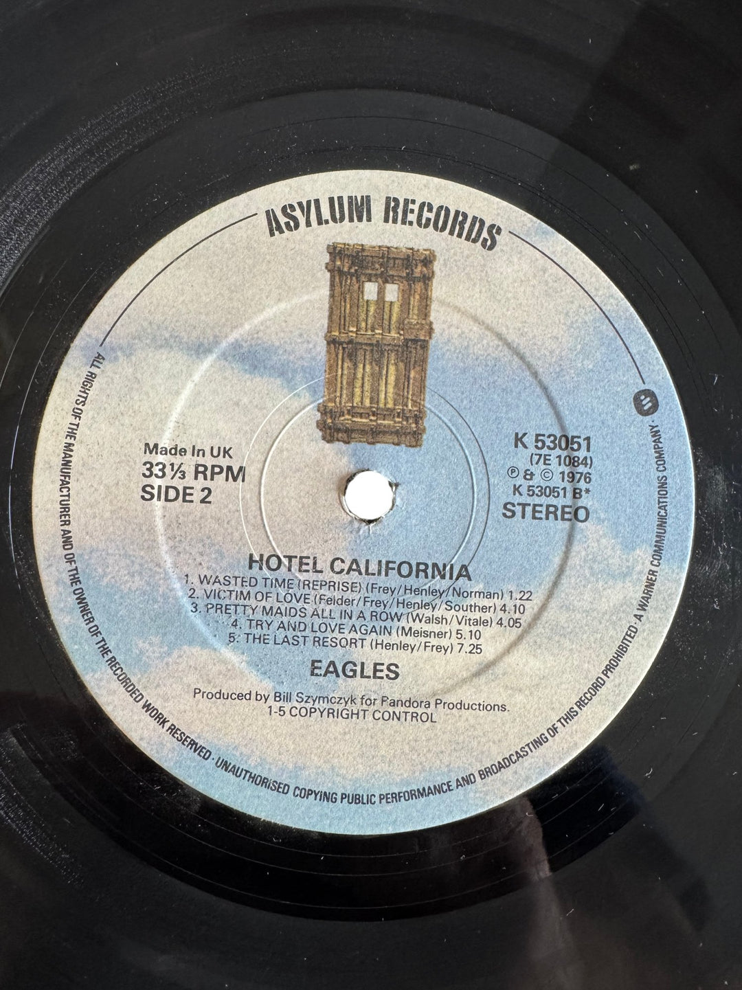 Eagles Hotel California Vinyl - Good - Think Vintage ltd
