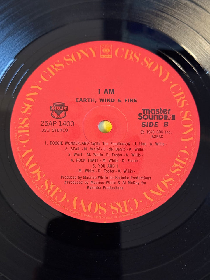 Earth Wind & Fire I Am Vinyl Record - Think Vintage Online Ltd