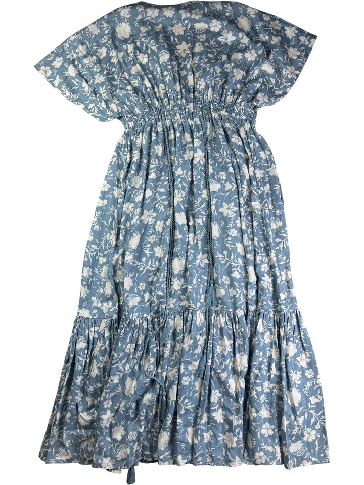 East Blue Floral Maxi Dress - M