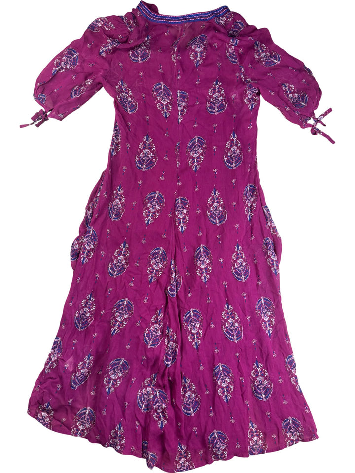 East Floral Embroidered Midi Dress - M