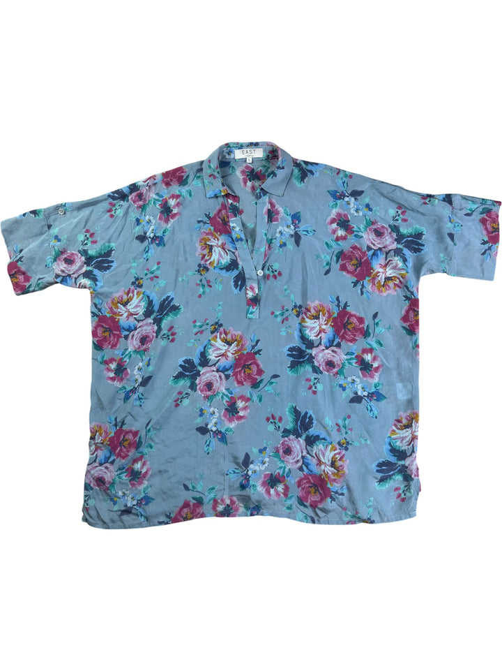 East Lifestyle Floral Silk Blouse - M