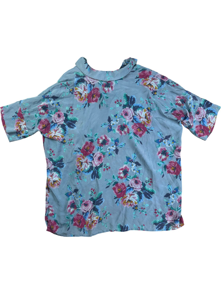 East Lifestyle Floral Silk Blouse - M